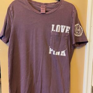 Weathered PINK Pocket Tee